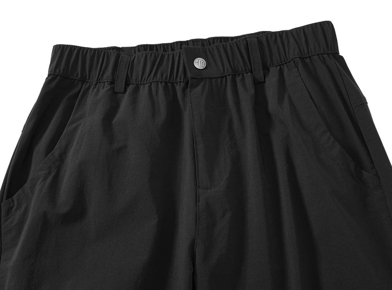 YSENTO Women's Hiking Pants Lightweight Stretch Quick Drying UPF 50 Camping Travel Work Cargo Pants 6 Pockets Black Size S - Image 3
